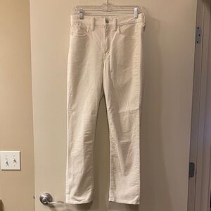 J Crew Cream corduroy pants